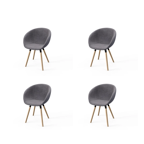 Krzesło KR-502 Ruby Kolory Tkanina City 86 Design Italia 2025-2030